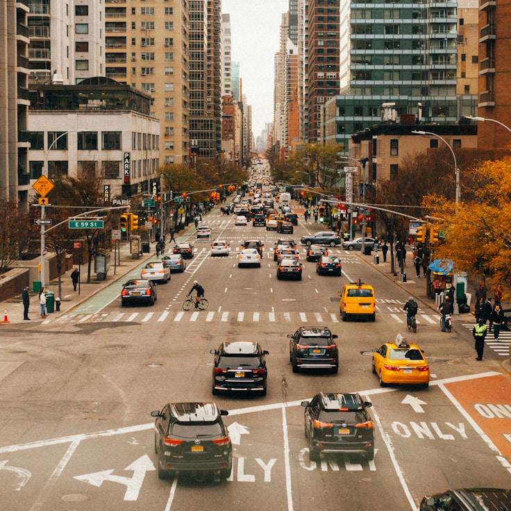 City skyline in Paris, France